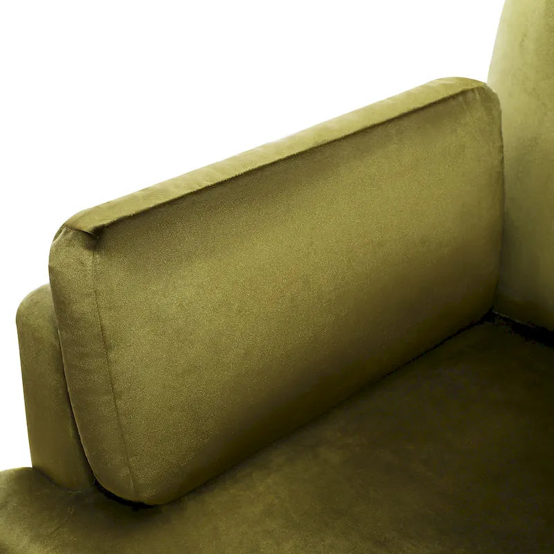 Oversized Upholstered Accent Chair with Padded Arms and Low Profile