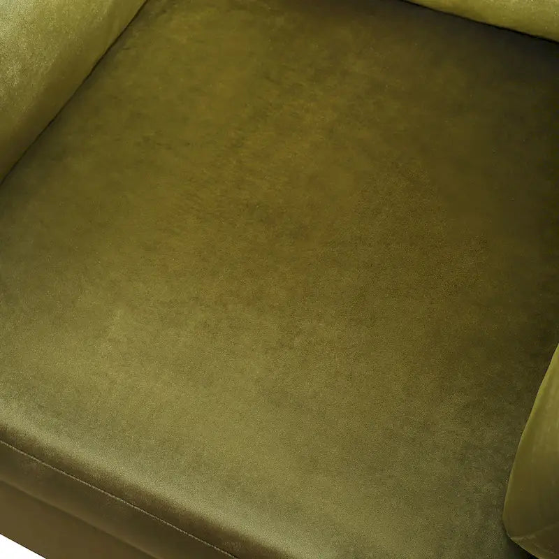 Oversized Upholstered Accent Chair with Padded Arms and Low Profile