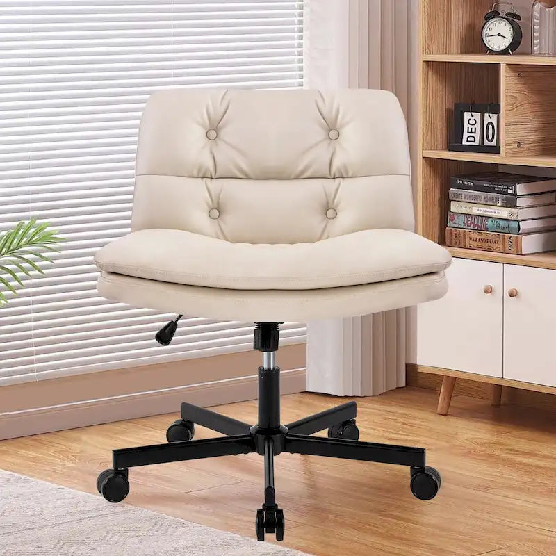 Chaise de bureau plus grande avec rotation à 360° et roulettes