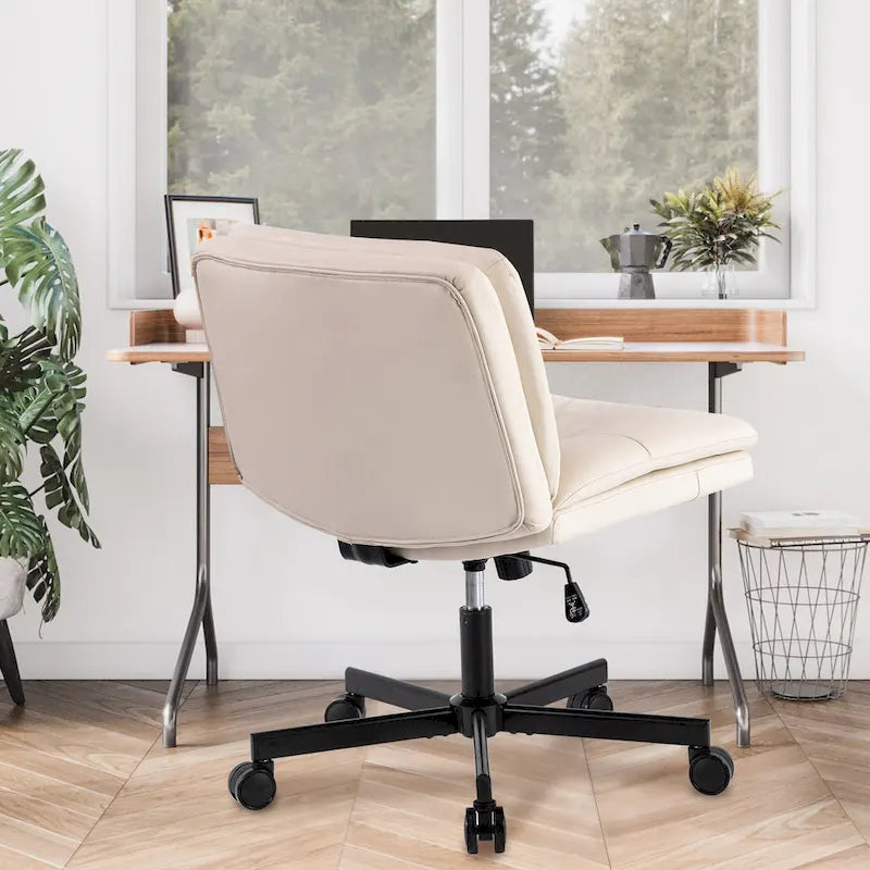 Chaise de bureau plus grande avec rotation à 360° et roulettes