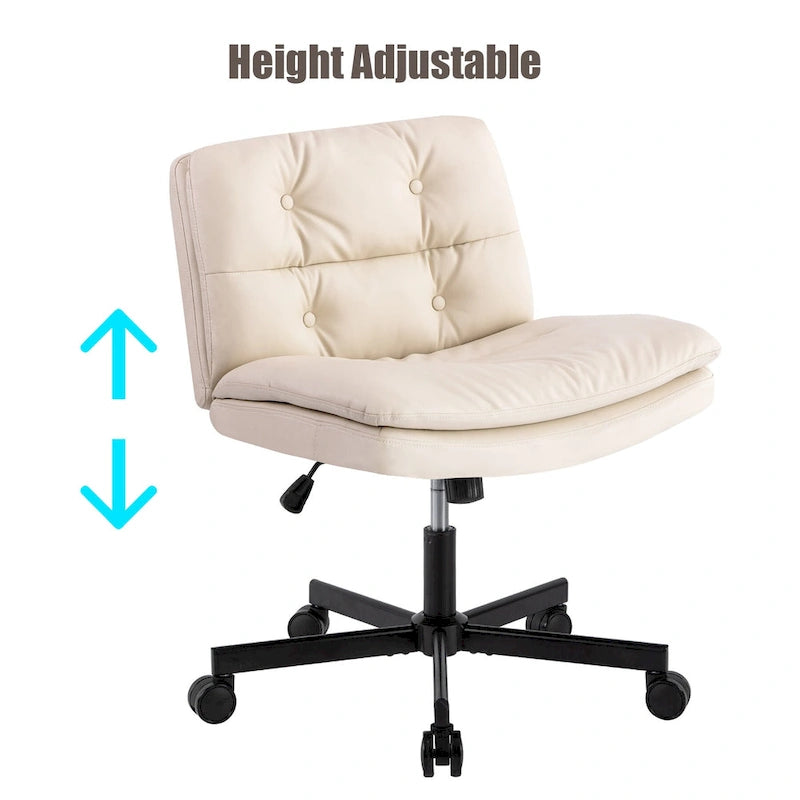 Chaise de bureau plus grande avec rotation à 360° et roulettes