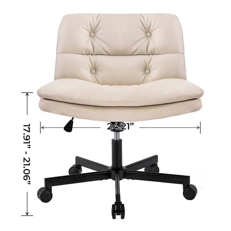 Chaise de bureau plus grande avec rotation à 360° et roulettes