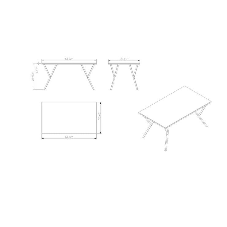 Modern White Glass Dining Table with Polished Stainless Steel Legs