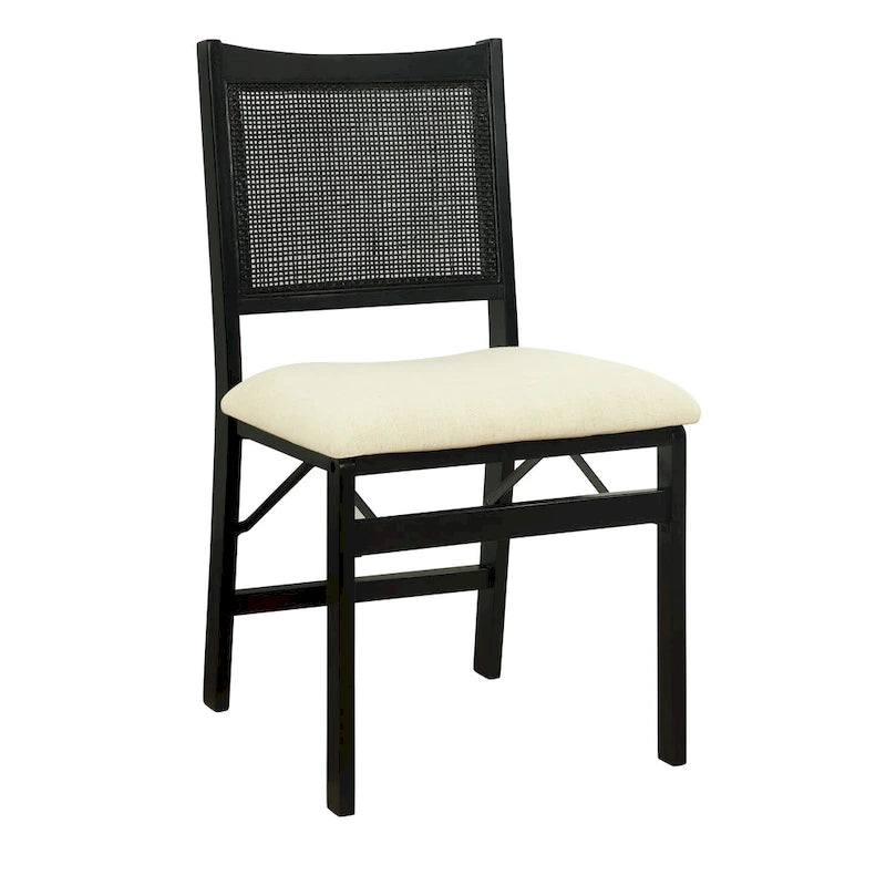 Dark Brown Faux Leather Industrial Dining Chair with Nailhead Trim