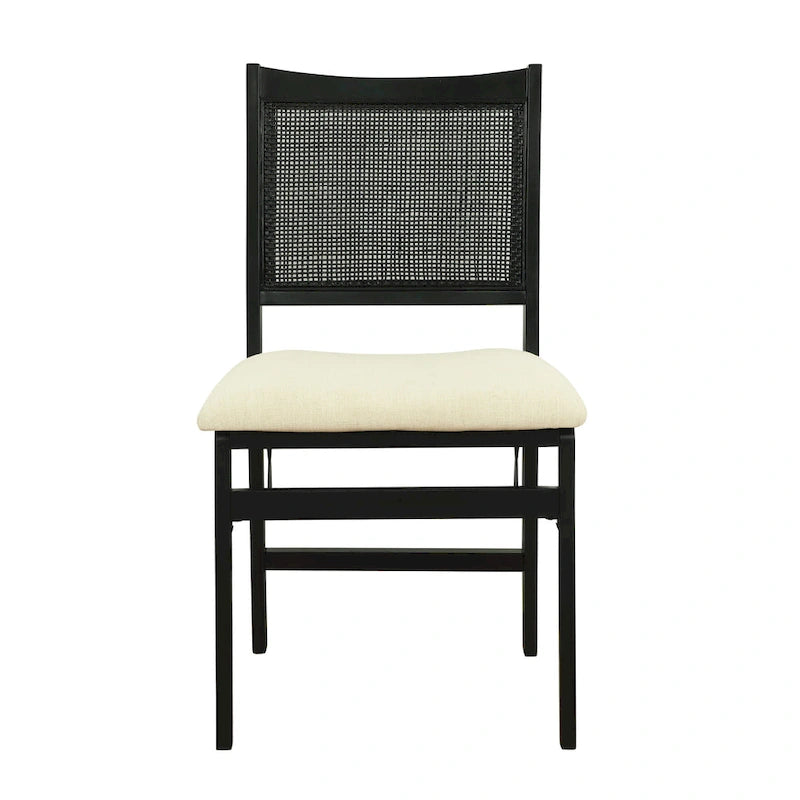 Dark Brown Faux Leather Industrial Dining Chair with Nailhead Trim