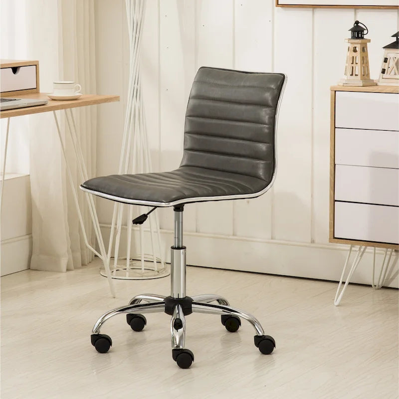 Carson Carrington Lund Modern Chrome Office Chair