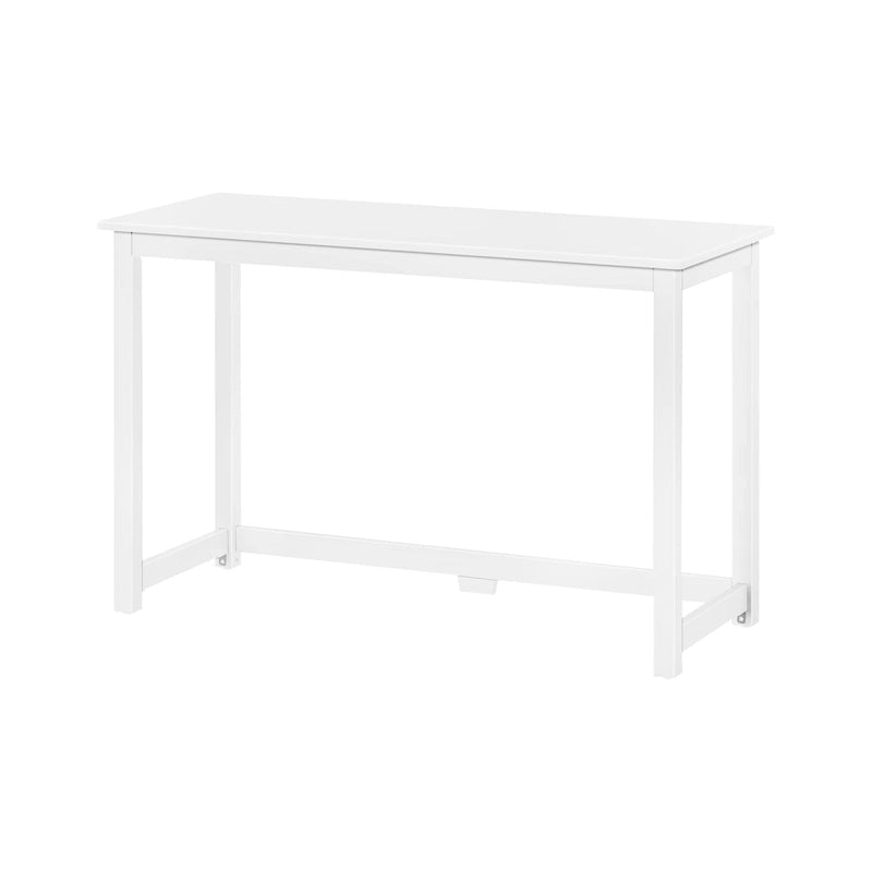 Moderner minimalistischer Schreibtisch mit Beinen aus Massivholz für zu Hause