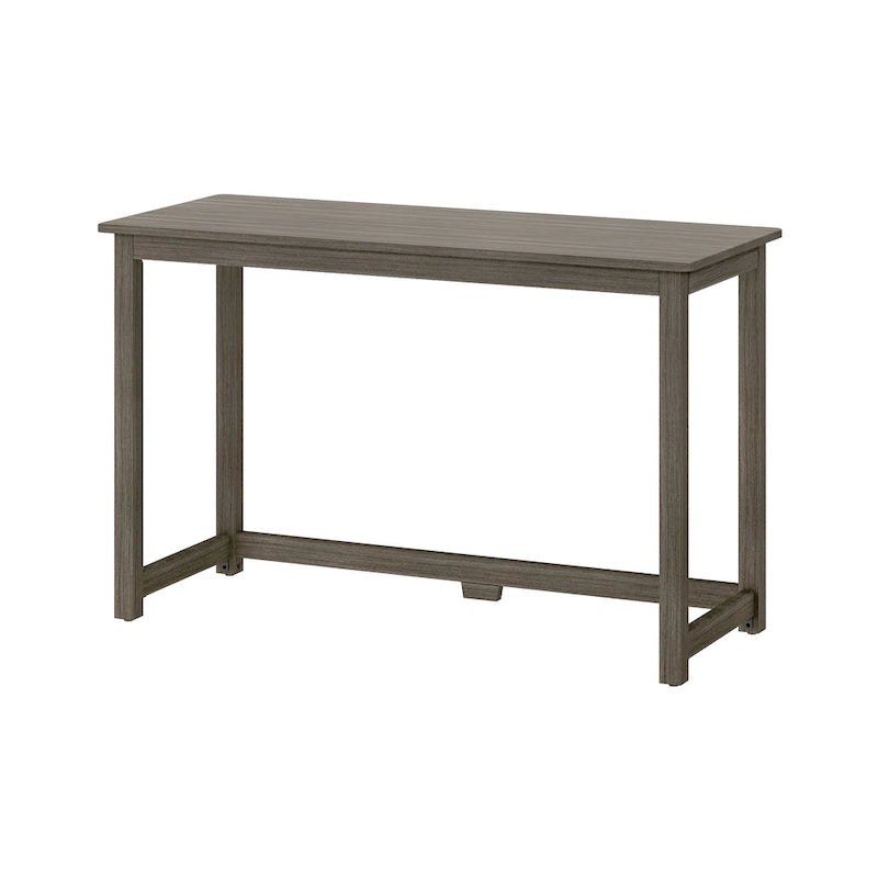 Moderner minimalistischer Schreibtisch mit Beinen aus Massivholz für zu Hause