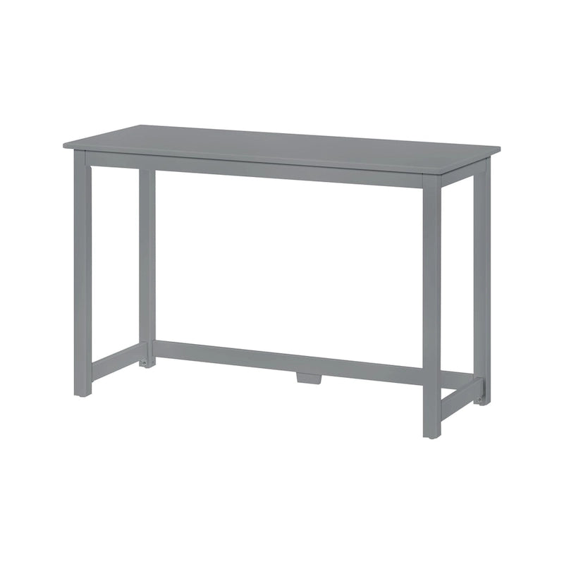 Moderner minimalistischer Schreibtisch mit Beinen aus Massivholz für zu Hause