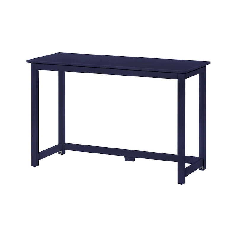 Moderner minimalistischer Schreibtisch mit Beinen aus Massivholz für zu Hause
