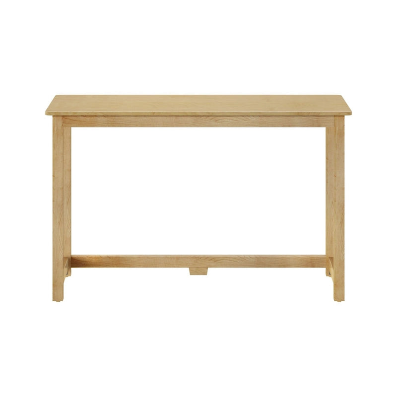 Moderner minimalistischer Schreibtisch mit Beinen aus Massivholz für zu Hause