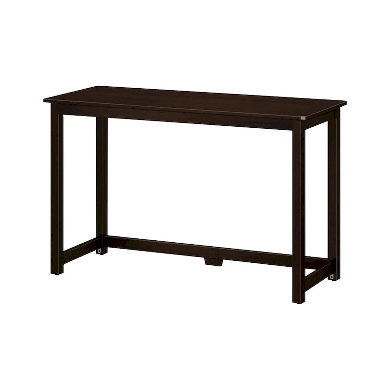 Moderner minimalistischer Schreibtisch mit Beinen aus Massivholz für zu Hause