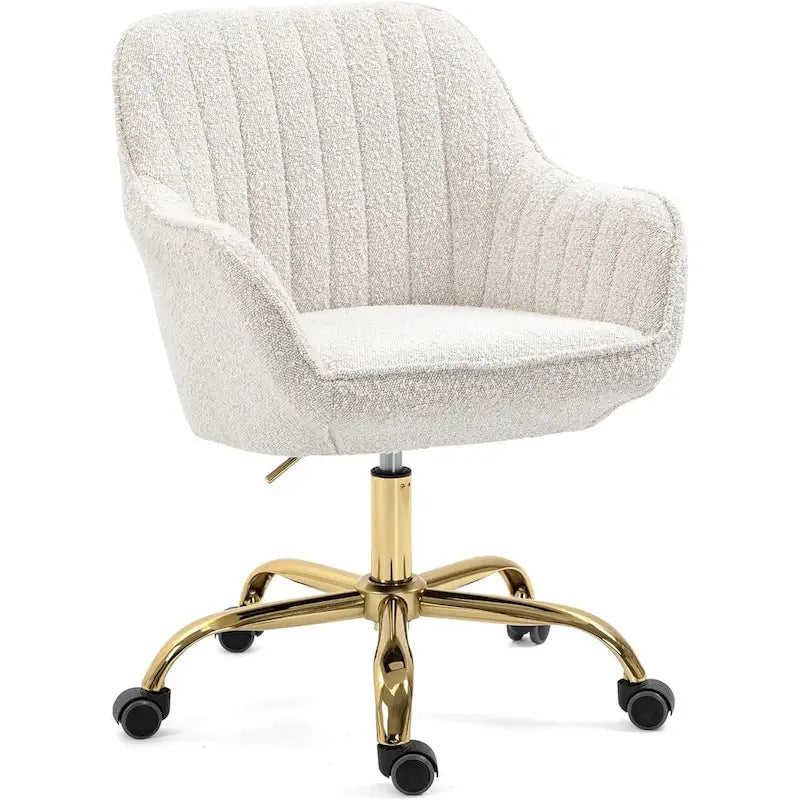 Howtai Swivel Home Office Chair with Rollers