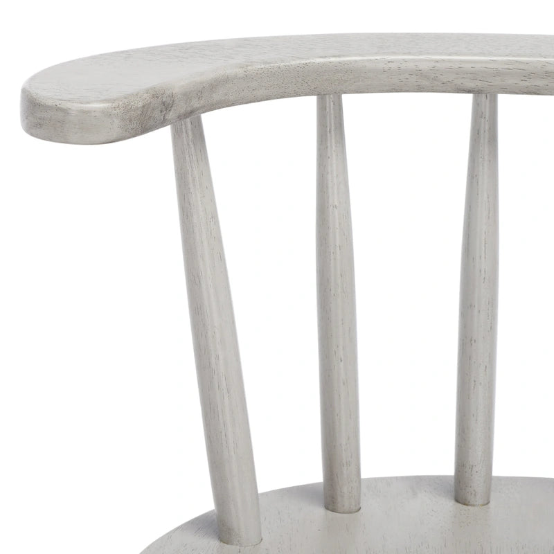 Farmhouse Spindle Back Counter Stool with Curved Arms and Footrest